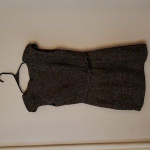 Jennifer Lopez | Black & White belted Short-Sleeve Dress | women's 2